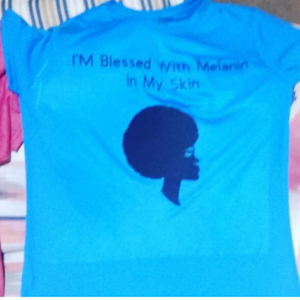 Custom tshirt: Melanin